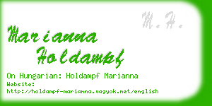 marianna holdampf business card